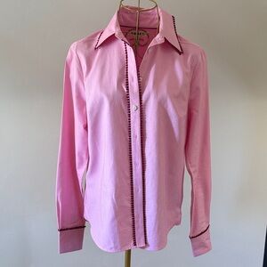 Boden Pink Button Down Women's Shirt NWOT